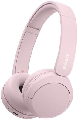 Sony WH-CH520 Bluetooth On-Ear Headphones – Superior 50-Hour Battery Life with Rapid Charge Technology for Endless Listening, Ultra-Lightweight with Comfortable Fit, Integrated Hands-Free Mic for Calls – Premium Audio Performance for Music and Meetings