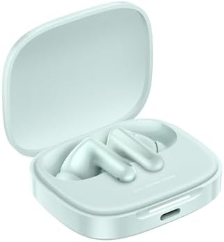 Xiaomi Redmi Buds 6: Cutting-Edge Dual Mic Bluetooth Earbuds with 49 d B Active Noise Cancellation, LDAC Audio Streaming, and Rapid Pairing – 42 Hours of Immersive Sound Quality for All Bluetooth Devices in Elegant Cloud White Finish