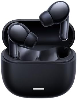 Redmi Buds 6 Lite Wireless Earbuds with 40 d B Active Noise Cancellation – Superior Sound Clarity, 37-Hour Battery Life, Custom Audio Profiles, AI Noise Filtering, and Google Fast Pair Connectivity – Sleek White Design for Ultimate Comfort and Style