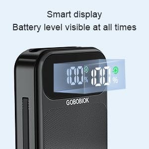 Ultra-Fast 27000 m Ah Portable Power Bank with Dual Built-in Cables and LCD Display – 22.5 W High-Capacity Charger for Smartphones, Tablets, and More – Ultimate Reliability and Efficiency for On-the-Go Charging