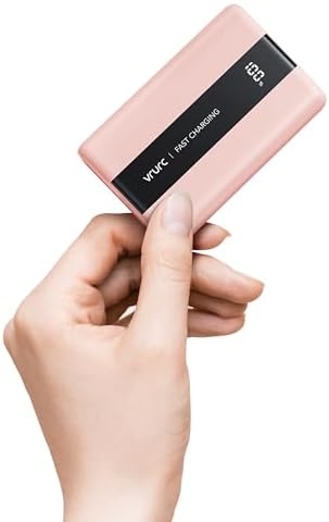 Ultra-Reliable VRURC 20,000 m Ah Portable Power Bank – Fast Charging Battery Pack with 4 USB Outputs and 3 Input Options for Ultimate Device Compatibility – Compact Travel Essential for i Phone, Samsung, and Android Users – Durably Designed for On-the-Go Charging Needs
