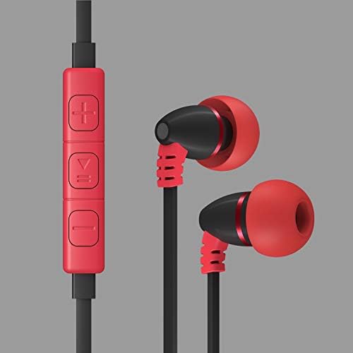 Lil Gadgets Safe Sound Kids Earbuds – Comfortable Wired Earphones for School with Volume Limiting, In-Line Microphone, Travel Case & Audio Splitter – Perfect for Young Learners in Blue