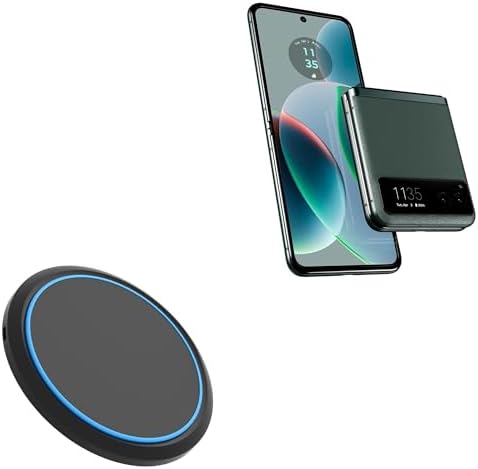 Elevate Your Charging Experience: Box Wave 15 W Swift Charge Power Disc Wireless Charger for Motorola razr (2023) – Jet Black Qi-Compatible Desktop Solution for Enhanced Speed and Style Elevate Your Charging Experience: Box Wave 15 W Swift Charge Power Disc Wireless Charger for Motorola razr (2023) – Jet Black Qi-Compatible Desktop Solution for Enhanced Speed and Style