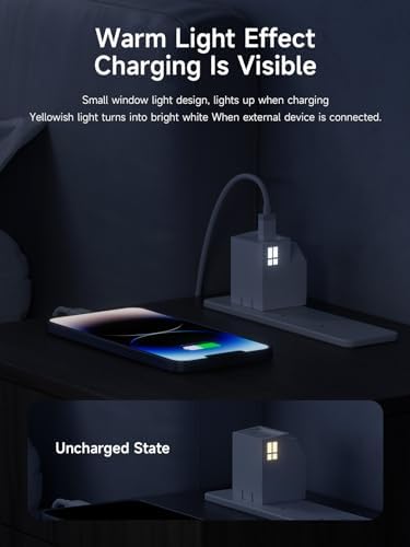Hagibis 45 W Dual USB-C Fast Charger – Ultra-Compact Ga N Powerhouse for Rapid Device Charging – Ideal for i Phone 16, Galaxy S23 Ultra, Mac Book & More – Efficient Multi-Device Wall Charger for Home and Travel Use – Experience Unmatched Speed and Reliability