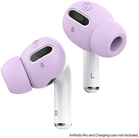 Enhance Your Audio Experience with elago’s Patented Air Pods Pro Ear Tips – 6 Pairs in Dark Grey for Ultimate Comfort and Fit – Anti-Slip Design with Integrated Covers, Compatible with Charging Case, Available in Large, Medium, and Small Sizes for Personalized Listening – Perfect for Audiophiles Seeking Quality and Convenience