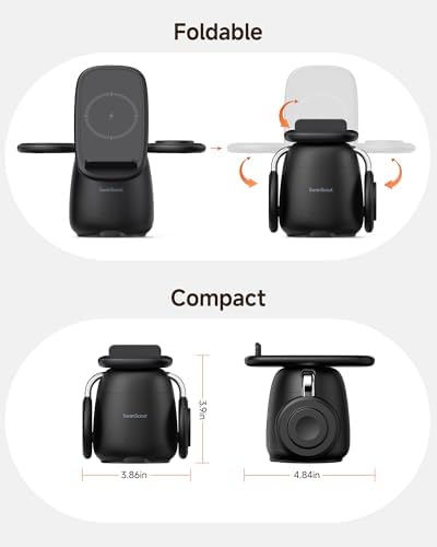 Revolutionary 3-in-1 Wireless Charger for Samsung Galaxy Devices – Ultra-Fast Charging Station for S25/S24/S23/S22/Z Flip7/Fold7, Galaxy Watch 7/Ultra/6/5, and Galaxy Buds 3/Pro – Streamlined Power Solution with Enhanced Compatibility and Sleek Design for Effortless Device Management