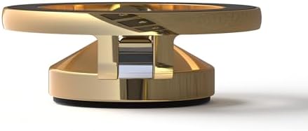 Premium Magnetic Car Phone Holder with 360° Rotation for i Phone & Android – Mag Safe Compatible Metal Mount in Elegant Golden Finish – Secure Grip for Safe Navigation and Hands-Free Calling – Ideal for i Phone 16, 15, 14, 13 Pro Max and More – Enhances Driving Safety with Stylish Design