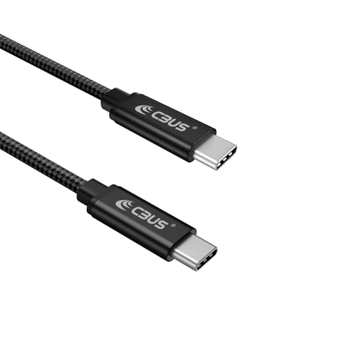 CBUS 10 ft USB-C to C Fast Charging Cable – Heavy-Duty Braided Cord for i Phone 16/15/Pro/Max/Plus & Android Devices – Superior Durability & Super Speed USB-C Charger in Stylish Purple – Unmatched Flexibility for Home & Travel Use