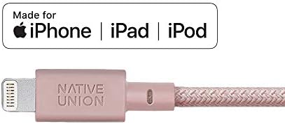 Native Union Belt Cable XL – 10 ft Reinforced Lightning to USB Charging Cable with Leather Strap – MFi Certified for i Phone 14, 13, 12, & Earlier Models – Premium Durability Meets Elegant Convenience – Ideal for Home, Office, and Travel