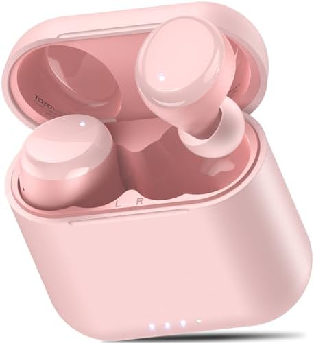 TOZO T6 Bluetooth 5.3 Wireless Earbuds – Superior 50-Hour Playtime with Customizable EQ, IPX8 Waterproof Design, and Immersive Stereo Sound for Ultimate Listening Flexibility – Perfect for Workouts, Commutes, and Home Use
