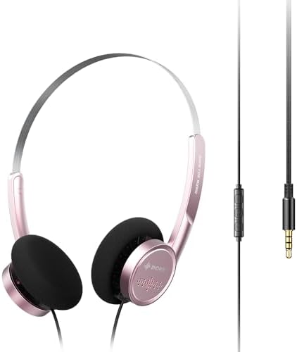 Fii O Snowsky Wind 3.5 mm On-Ear Headphones: Unmatched High-Fidelity Sound with Integrated Microphone for Gaming and Recording – Ultra-Lightweight Comfort, Superior Device Compatibility, and Elegant Black Design for Audiophiles and Casual Users