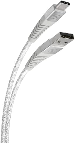 Scosche HDCAB4-SP Heavy-Duty 4-ft USB to Type-C Charging & Sync Cable – Fast, Durable, and Tangle-Free for Seamless Device Compatibility and Optimal Performance
