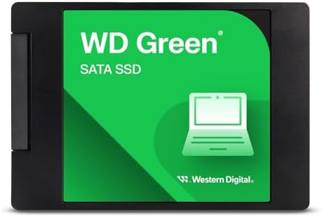 Transform Your Laptop’s Performance with the Western Digital 480 GB WD Green SSD – Ultra-Fast SATA III Solid State Drive for Lightning-Speed Data Transfers, Read Rates of Up to 545 MB/s, 2.5″/7 mm Design for Maximum Compatibility and Efficiency