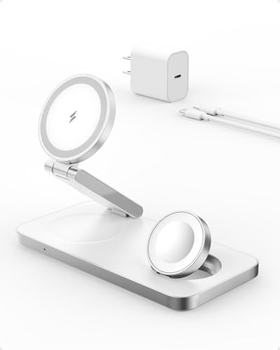Ultimate 3-in-1 Foldable Wireless Charging Station for Apple Devices – Fast Charger for i Phone 16, 15, 14, 13, 12, Air Pods & Apple Watch – Portable & Stylish Black Design for Home & Travel Use – Anti-Slip Base for Stability – Perfect for Decluttering Your Space and Enhancing Charging Efficiency
