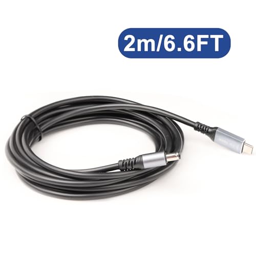 9.9 FT USB-C to DC 5521 Power Cable – High-Speed 20 V 5 A Charging Cord for PD Chargers & Power Banks, Ideal for Efficient Laptop & Device Powering, Durable & Versatile Accessory for Home, Office, and Travel Use