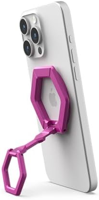 URBAN ARMOR GEAR UAG Magnetic Phone Ring Stand | Sleek Black Design for i Phone 16/15 & Galaxy S25/S24 | Mag Safe-Compatible 360° Adjustable Kickstand | Enhanced Security with Removable Metal Grip | Ultimate Convenience for Hands-Free Use and Stylish Protection