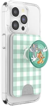 Disney Tom & Jerry Pop Socket Wallet – Whimsical Phone Grip & Expanding Card Holder with Mag Safe Compatibility – Wireless Charging Ready Accessory for Enhanced Everyday Convenience and Style