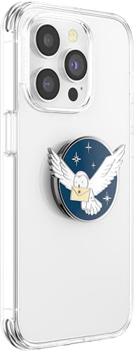 Customizable Enamel Hedwig Mag Safe Pop Socket Grip – Ultimate Magnetic Phone Stand for i Phone – Hands-Free Viewing & Effortless Wireless Charging – Secure Texting, Selfies, and Streaming Companion