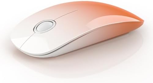 Sleek Purple Wireless Bluetooth Mouse – Effortless Dual Connectivity, 1600 DPI Precision, Whisper-Quiet Clicks, Long Battery Life for Enhanced Productivity and Versatile Device Compatibility