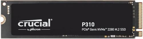 Elevate Your Gaming Experience with Crucial P310 500 GB NVMe M.2 SSD – Blazing Fast 6,600 MB/s Speeds, PCIe Gen4 Performance, and Acronis Backup Included for Ultimate Data Security – Ideal Internal Solid State Drive for Gamers and Creators