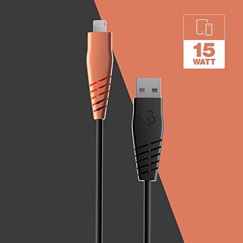 Skullcandy 20 W USB-C to Lightning Cable – 4 ft Fast Charging & Sync Cable for i Phone/Pro/Max – Stylish Blue/Green Design for Enhanced Durability and Performance