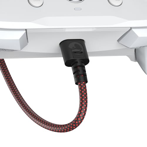 Game Sir USB-C Gaming Cable for G7 SE, G7 & T4 Kaleid Controllers – 3-Meter High-Speed Nylon Braided Cable, Stylish White & Cyan Design, Lightweight & Durable for Ultimate Gaming Connectivity