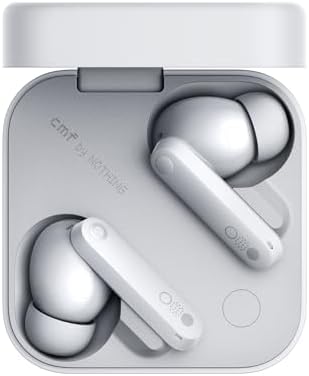 CMF Buds Pro 2 Wireless Earbuds – Superior Hi-Res LDAC Audio with 50 d B Hybrid Noise Cancellation and Ultra Bass for Dynamic Sound, Seamless Bluetooth 5.3 Connectivity, 43 Hours of Playtime with Compact Charging Case, Enhanced Six HD Microphone System for Optimal Call Clarity, Stylish Dark Grey Finish Perfect for Modern Audiophiles