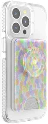 Revolutionary Mag Safe-Compatible Pop Sockets Phone Wallet with Expanding Grip – Rainbow Glass Design for Effortless Wireless Charging & Card Storage, Perfect for Busy Lifestyles