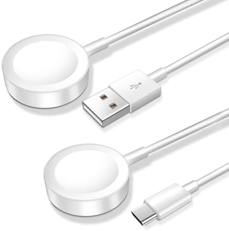 Revolutionary USB-C Magnetic Charging Cable for Apple Watch – High-Speed 6.6 FT Charging Solution Compatible with All Series Models Including Ultra2/Ultra/8/7/6/SE/SE2/5/4/3/2 – Elegant Black Design Ideal for Home and Office Use – Durable Smartwatch Charger for Optimal Performance and Convenience