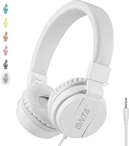 Premium ONTA Kids Headphones – Comfortable Noise-Canceling On-Ear Headset for Young Learners | Durable Wired Earphones Designed for School, Travel, and Home | Perfect Fit for i Pads, Smartphones, and Laptops | Unmatched Sound Quality for Ages 3+