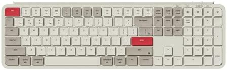 Keychron B6 Pro Ultra-Slim Wireless Keyboard – Triple-Mode Connectivity with Bluetooth 5.2, Lightweight Quiet Keys, Full Numeric Keypad for Enhanced Productivity on Mac & Windows – Sleek Space Gray Design for Modern Workspaces