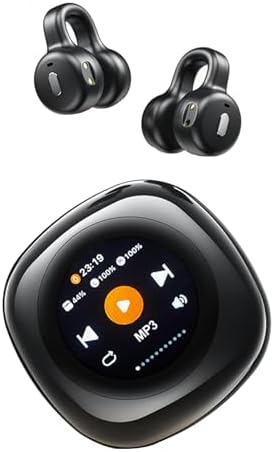 Air Conduction Bluetooth Earbuds for Active Lifestyles – Lightweight Open Ear Clip-On Design with Touch Controls for Ultimate Comfort and Awareness – Perfect for Fitness, Cycling, and Daily Commutes – Secure Fit, Bluetooth 5.4 Connectivity, and Broad Device Compatibility for Superior Sound Quality and Safety