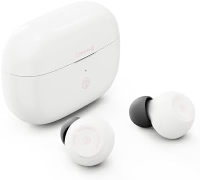 Premium Ceramics Wireless Earbuds – High-Fidelity Gaming Earphones with 60 ms Ultra-Low Latency, 35-Hour Playtime, IPX5 Sweat Resistance, Bluetooth 5.3, Dual Device Pairing, and Advanced Noise Cancellation (White) – Unmatched Sound Quality for Gamers and Audiophiles