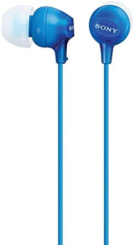 Sony MDREX15 AP Blue In-Ear Earbud Headphones with Microphone – Unmatched Comfort and Dynamic Sound for Every Listener