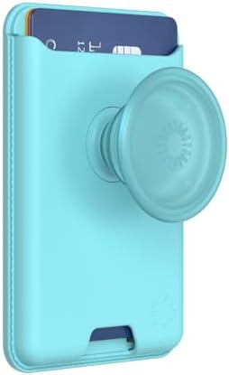 Transform Your Mobile Experience with the Butterfly Pea Blue Pop Sockets Phone Wallet – Stylish Grip, Mag Safe Integration, and Wireless Charging Ready Card Holder for Ultimate Convenience on the Go