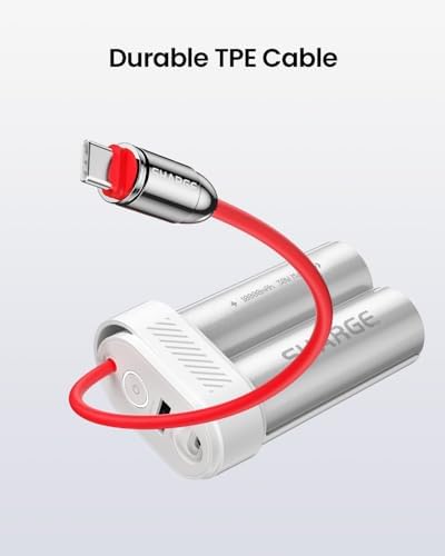 Ultra-Fast 30 W 10000 m Ah Power Bank with Built-in USB-C Cable – Compact Portable Charger for i Phone 16/15, Galaxy S24, i Pad, and More – Triple Device Charging for On-the-Go Convenience – Quick Recharge in 3.5 Hours – Sleek Gray Design for Enhanced Compatibility and Speed