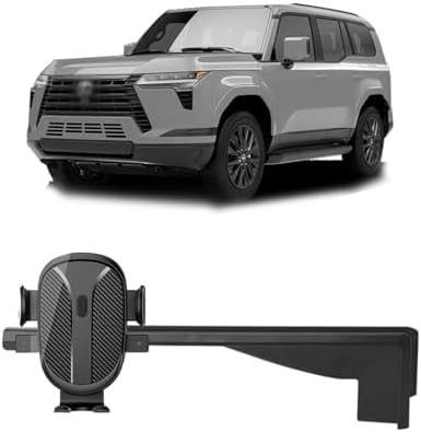 Lexus GX550 2024-2025 Custom Smartphone Mount – 360-Degree Rotating Dash Phone Holder for Safe and Convenient Access – Perfectly Fits Most Smartphones – Effortless Tool-Free Installation for Enhanced Driving Experience – Premium Auto Interior Accessory