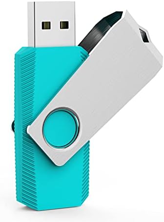 Colorful 5-Pack 64 GB USB Flash Drives by Aiibe – Versatile Data Storage Solution with Enhanced Speed and Compatibility – Stylish and Portable Thumb Drives in Black, Red, Cyan, Green, and Purple for Easy File Organization and Backup