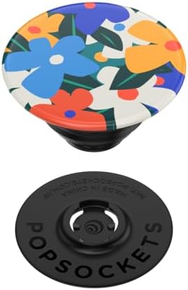 Magnetic Pop Grip for Mag Safe – Elegant Enamel Rose Noir | Multifunctional Phone Stand with Secure Grip & Customizable Swappable Top | Effortless Hands-Free Viewing Kickstand | Wireless Charging Compatible Accessory for Enhanced Smartphone Usability