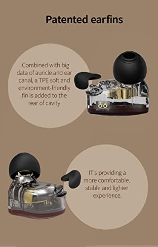 Transform Your Soundscape with CCZ Melody Hybrid Driver Wired Earbuds – Premium In-Ear Monitors Featuring High-Definition Microphone for Unmatched Call Clarity, Ergonomic Fit for Extended Comfort, and Versatile Device Compatibility – Ideal for Active Lifestyles and Conference Calls
