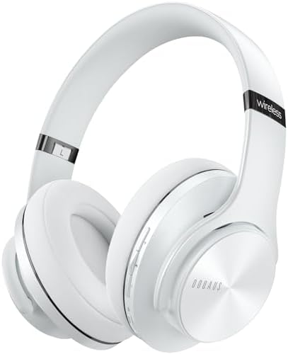 Transform Your Listening Journey with DOQAUS Over-Ear Bluetooth Headphones: 90-Hour Playtime, Tailored EQ Settings, and Superior Noise Cancellation for Unmatched Comfort and Audio Clarity in Music and Calls
