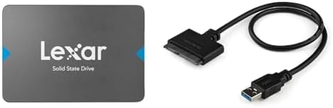 Transform Your Computing with the Lexar 480 GB NQ100 SATA III SSD – Unleash Blazing 550 MB/s Read Speeds for Superior Performance and Unmatched Reliability in a 2.5-Inch Form Factor – Ideal for Gamers and Professionals Seeking Lightning-Fast Data Solutions