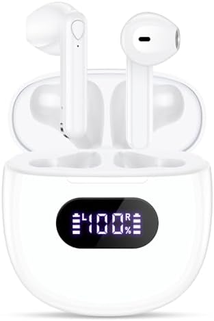 Premium Bluetooth 5.3 Wireless Earbuds – 48-Hour Playtime with USB-C Quick Charge Case, Immersive Hi-Fi Stereo Sound with Enhanced Deep Bass, IPX7 Waterproof Design for Active Lifestyles – Built-in Microphone for Seamless Hands-Free Calling, Perfect for Home, Office, and Outdoor Adventures