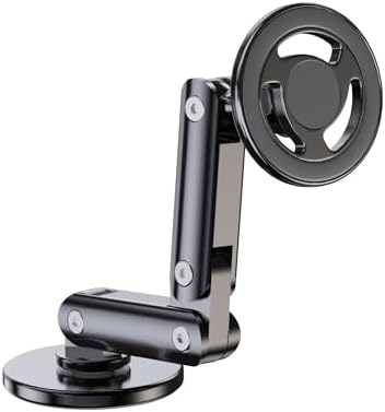 Versatile Mag-Safe Compatible Car Holder – One-Handed Operation for Seamless Navigation, Lightweight & Portable Design, Secure Magnetic Attachment for Safe Driving, Ideal for Travel and Daily Commutes – Sleek Black Finish