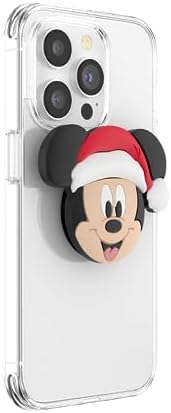 Disney Classic Mouse Pop Sockets Phone Grip with Versatile Kickstand – Ultimate Anti-Drop Phone Holder for One-Handed Use and Easy Style Switchability – Compatible with i Phone, Samsung, and Most Cases – Ideal for Wireless Charging and Everyday Convenience