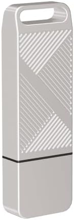 EASTBULL 256 GB High-Speed USB 3.0 Flash Drive with USB C Adapter & Keychain – Sleek Metal Design for Ultimate Portability, Fast Data Transfers, and Enhanced Compatibility for All Devices