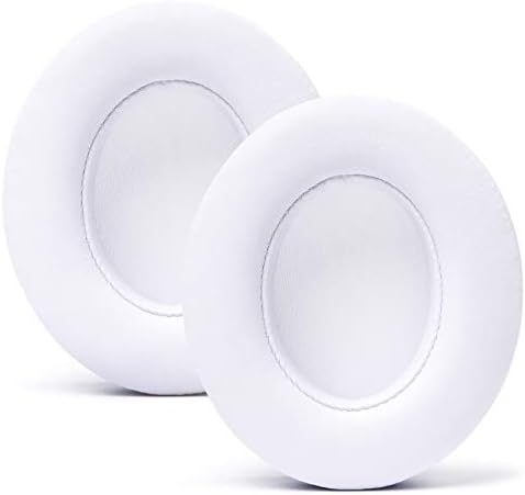 Upgrade Your Audio Experience with WC Wicked Cushions Replacement Ear Pads for Beats Studio 2 & 3 – Retro 90’s White | Luxurious PU Leather & Enhanced Foam for Optimal Sound Isolation | Perfectly Fits B0501 & B0500 Models | Not Compatible with Beats Solo | Enhanced Adhesive for Maximum Durability and Longevity