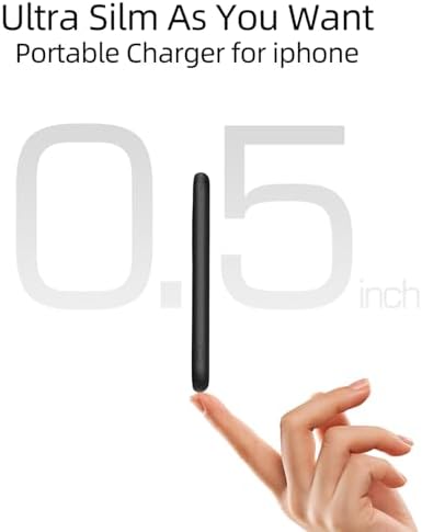 Magnetic Wireless Power Bank for i Phone 15/14/13/12 Series – 5000 m Ah Ultra-Slim Portable Charger with 22.5 W Fast Charging – Lightweight Magnetic Battery Pack for Effortless Outdoor Travel and Daily Use – Enhanced Speed and Compatibility