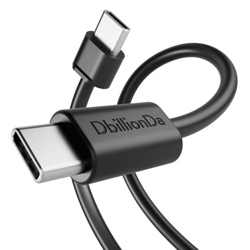 Elevate Your Device Connectivity with the Dbillion Da 10 ft USB C Cable – 90° Right-Angle Connector for Unmatched Comfort in Gaming and Multitasking, 60 W Rapid Charging & High-Speed Data Transfer Compatible with i Phone 15, Galaxy S23, Mac Book Pro & More! Durable Flexibility for Everyday Use!