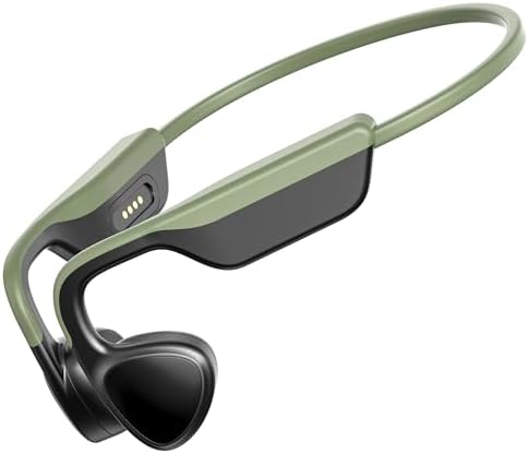 Innovative Open-Ear Bone Conduction Bluetooth 5.3 Earbuds – Ultimate Waterproof Headphones for Active Lifestyles with 12-Hour Playtime, Perfect for Running, Cycling, and Gym Use – Enhanced Compatibility and Comfort